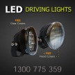 BLACK DIAMOND 5 Inch LED Driving Lights with High Intensity LED's.